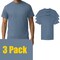 Gildan Ultra Cotton Indigo Blue T-Shirt Craft Bundle, Unisex Short Sleeve Crewneck Blanks for DIY Printing